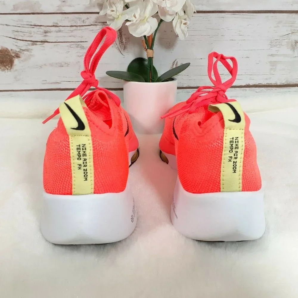 Nike Air Zoom Tempo FK CJ2102-800 Girls Bright Mango Running Shoes Sz 6Y / 7.5W - Picture 4 of 9